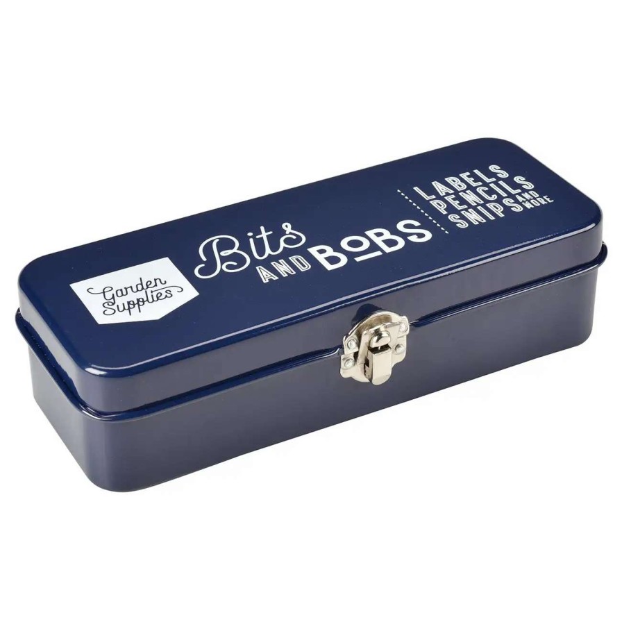 Collections * | Burgon And Ball Bits And Bobs Storage Tin Atlantic Blue