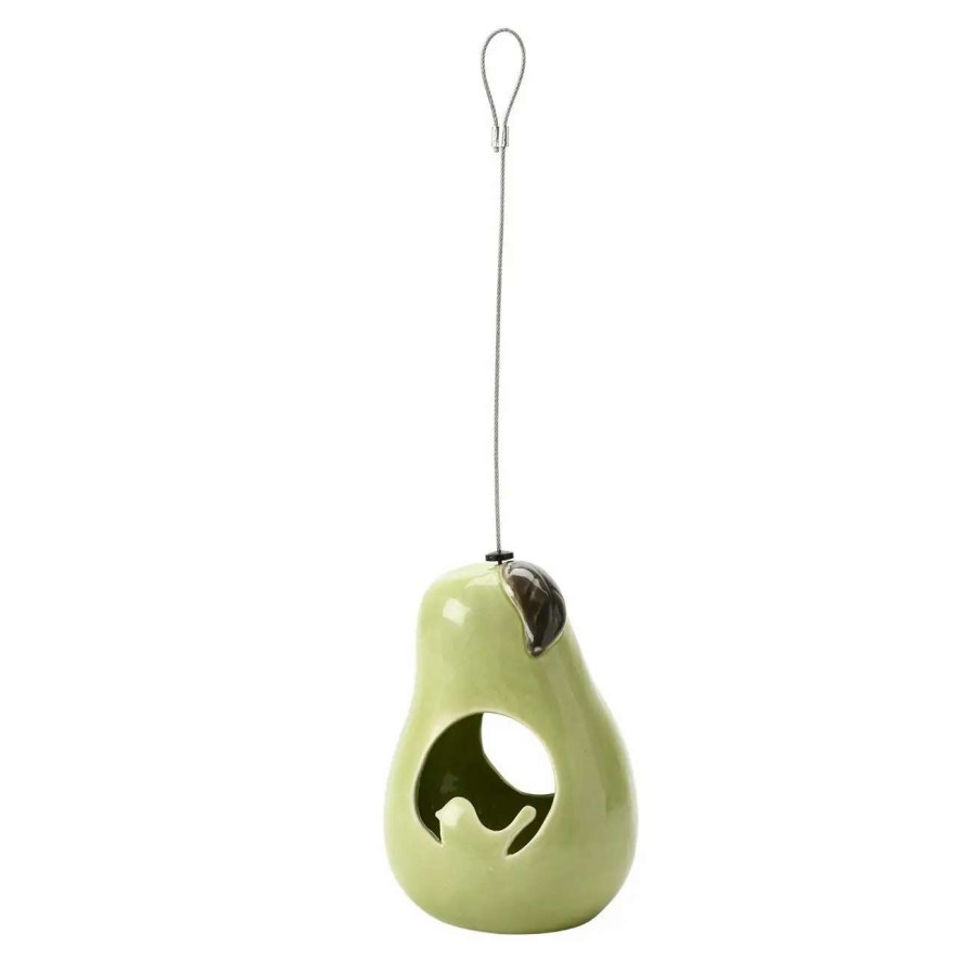 Collections * | Burgon And Ball Sophie Conran Ceramic Bird Feeder Pear