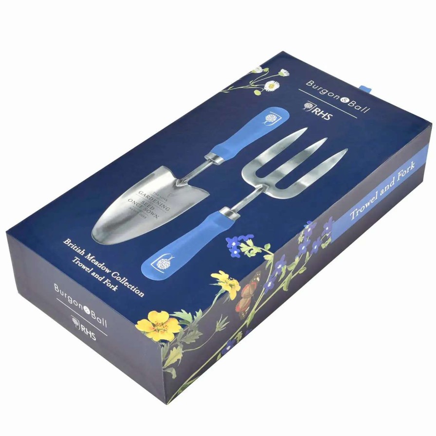 Tools * | Burgon & Ball British Meadow Trowel And Fork Set