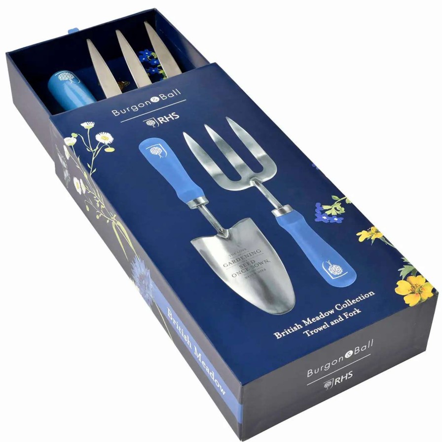 Tools * | Burgon & Ball British Meadow Trowel And Fork Set