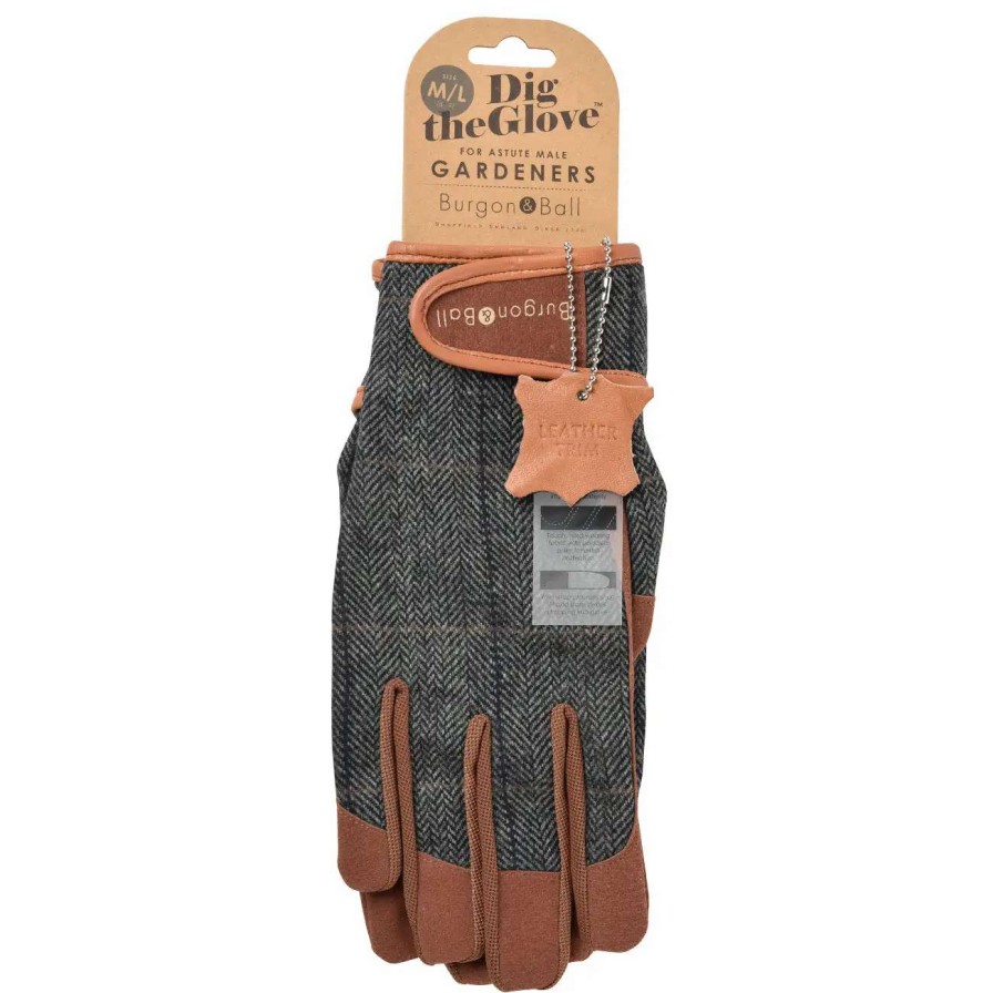 Collections * | Burgon & Ball Dig The Glove Tweed L/Xl