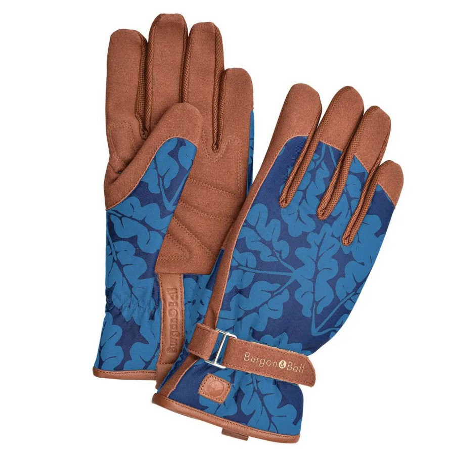 Collections * | Burgon & Ball Love The Glove Oak Leaf Navy S/M