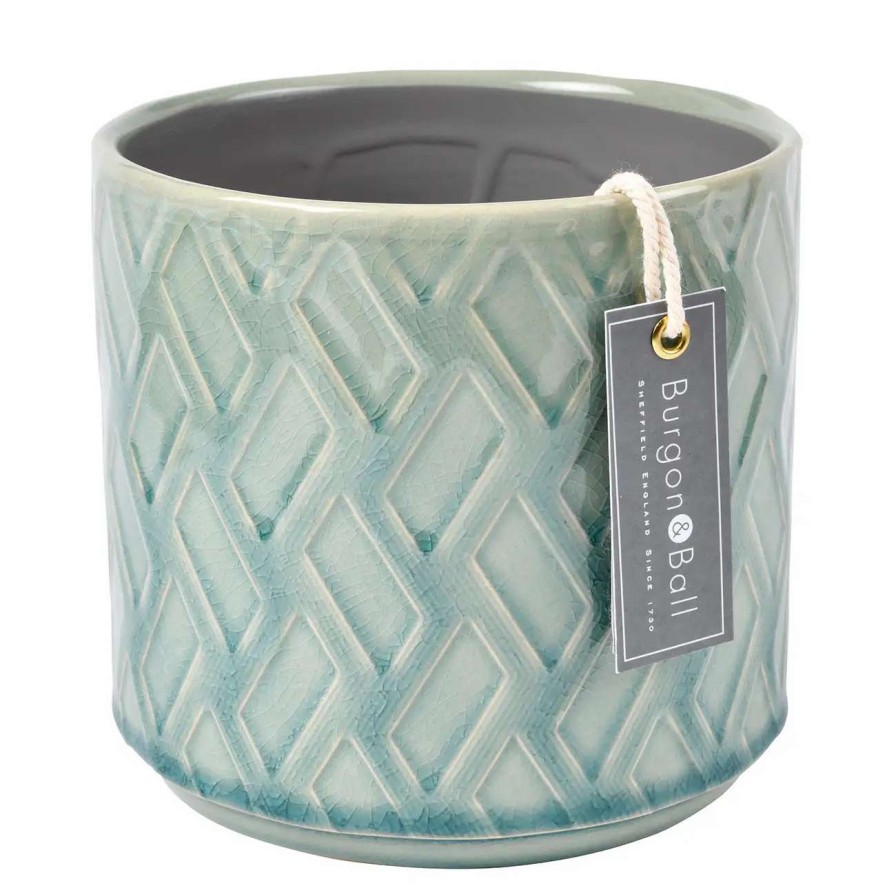 Collections * | Burgon & Ball Barcelona Glazed Pot Celadon