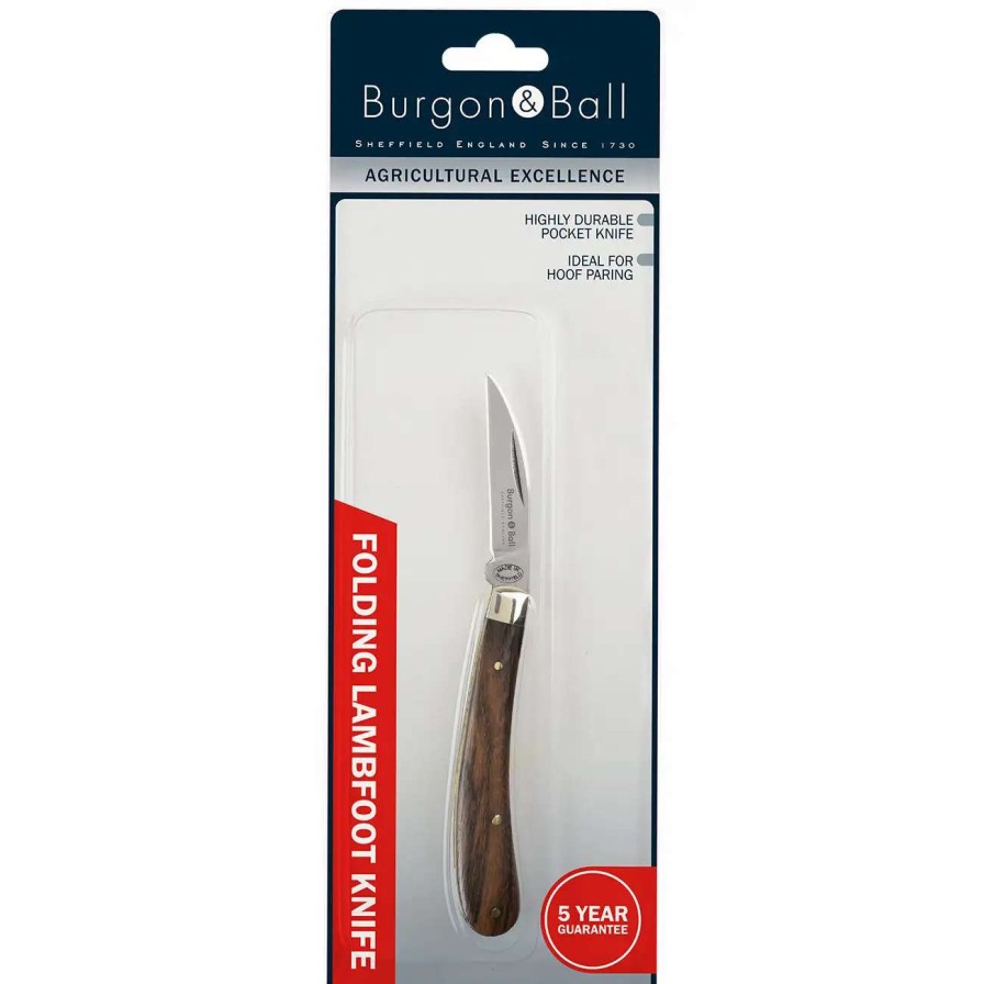 Agriculture * | Burgon & Ball Compact Lambfoot Knife