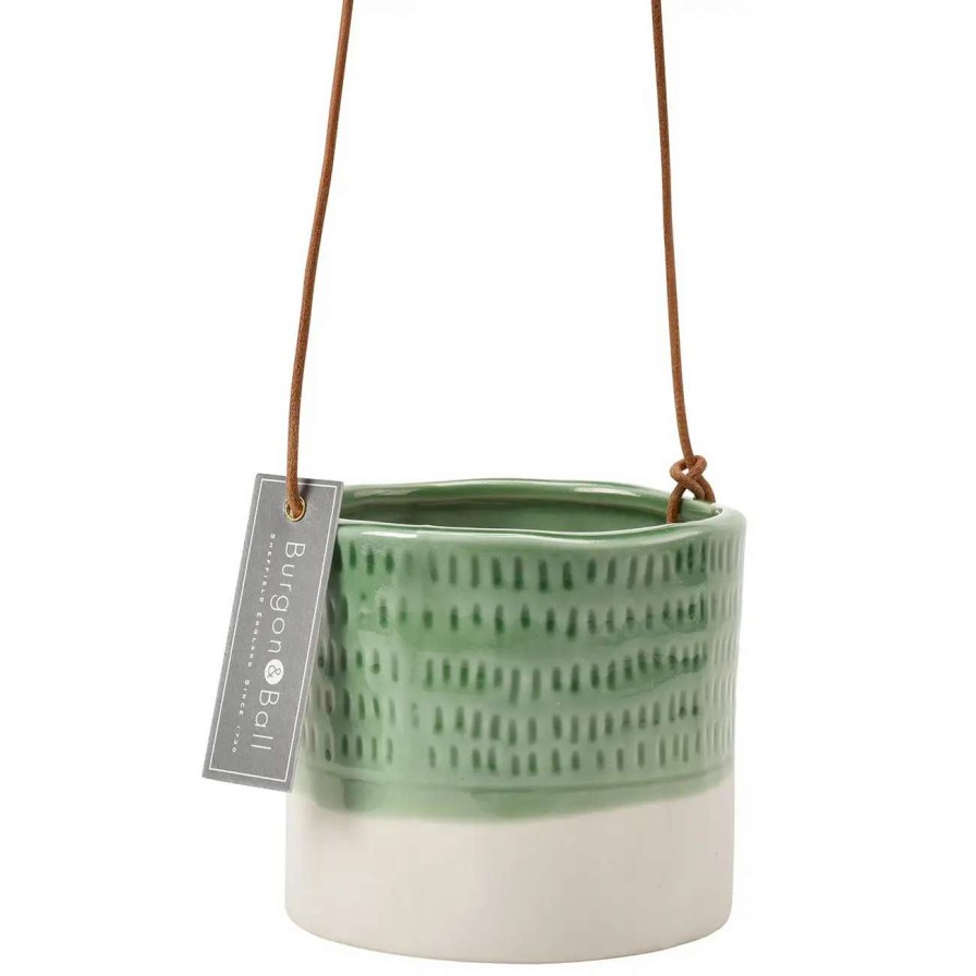 Collections * | Burgon & Ball 'Pie Crust' Hanging Pot