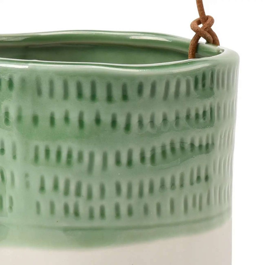 Collections * | Burgon & Ball 'Pie Crust' Hanging Pot