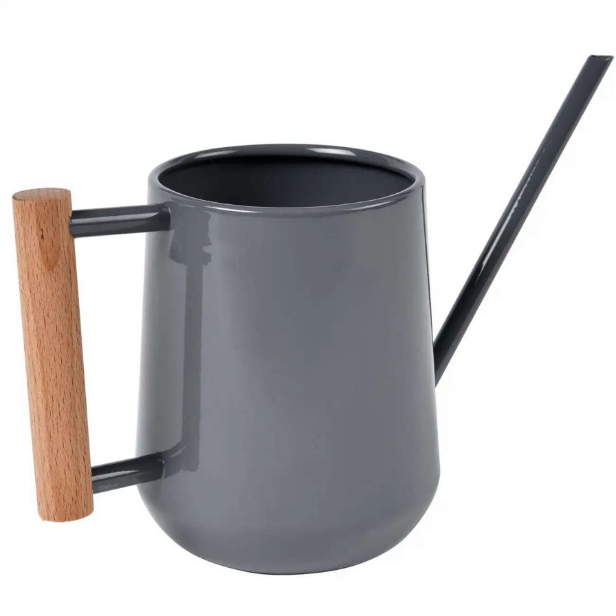 Collections * | Burgon And Ball Indoor Watering Can Charcoal