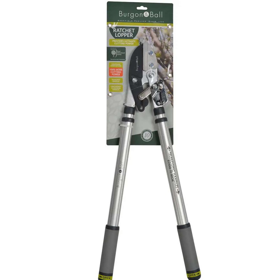 Tools * | Burgon & Ball Telescopic Ratchet Lopper Rhs Endorsed