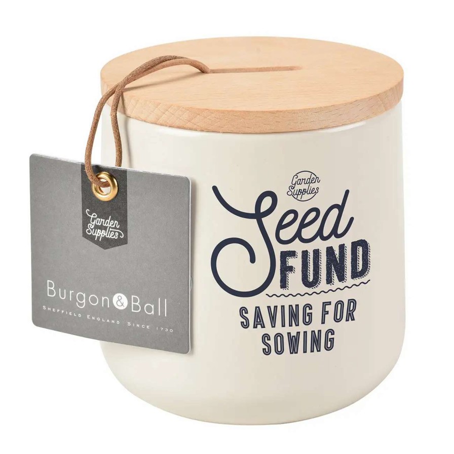 Collections * | Burgon And Ball Seed Fund Money Box Stone