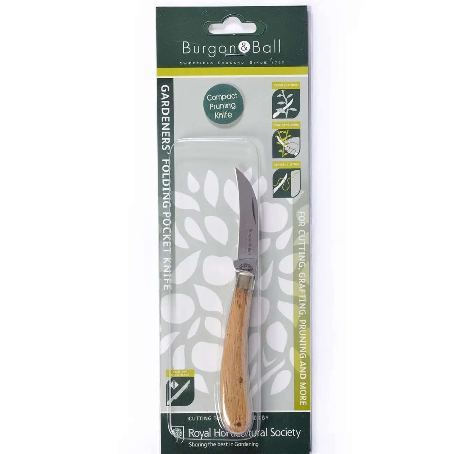 Tools * | Burgon & Ball Compact Pruning Knife Rhs Endorsed