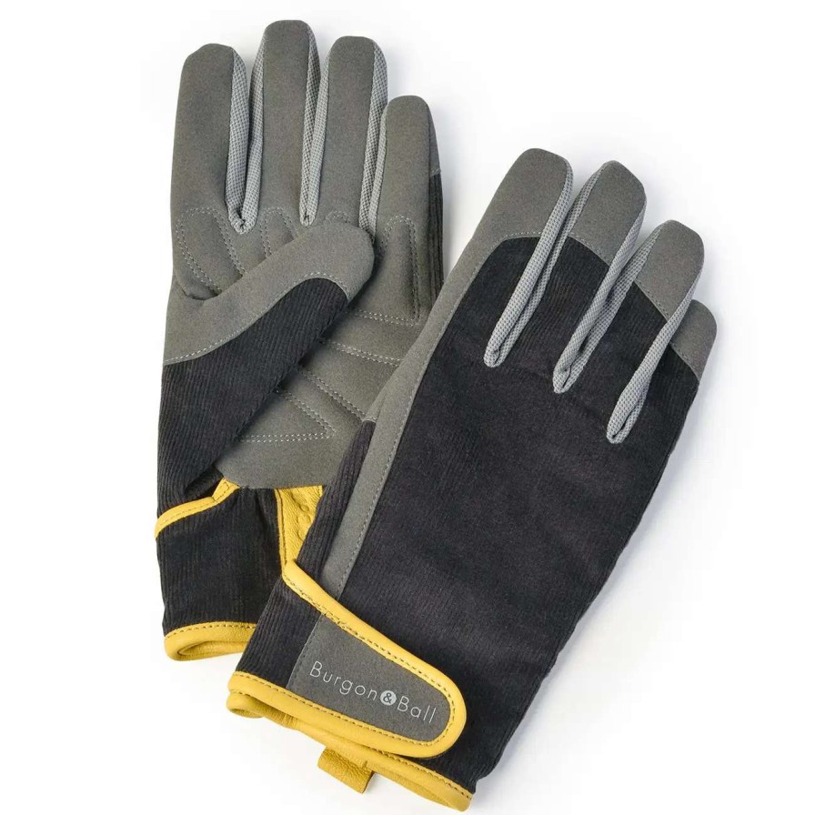 Collections * | Burgon & Ball Dig The Glove Slate Corduroy M/L