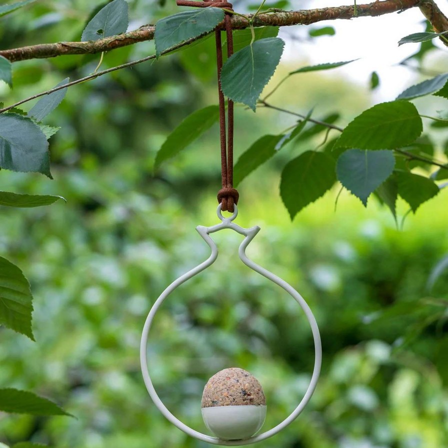 Collections * | Burgon And Ball Sophie Conran Fat Ball Bird Feeder Pomegranate