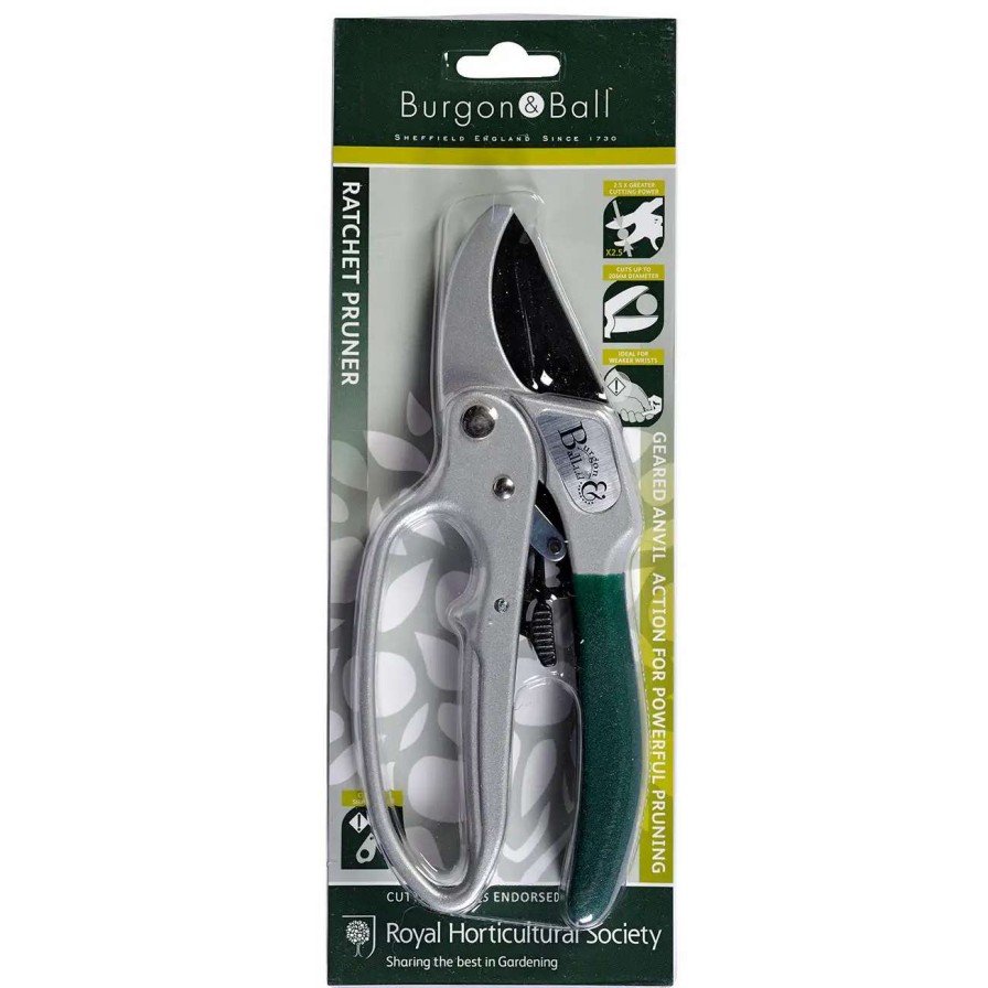 Tools * | Burgon & Ball Ratchet Pruner Rhs Endorsed