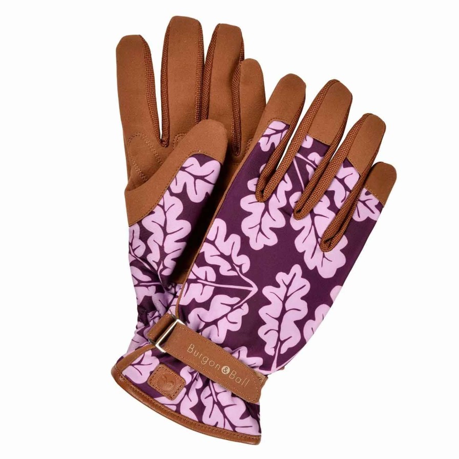 Collections * | Burgon & Ball Love The Glove Oak Leaf Plum S/M