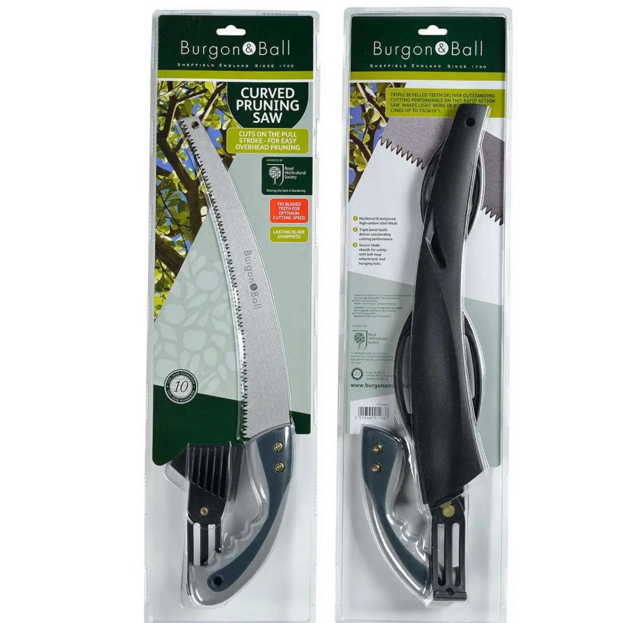 Tools * | Burgon & Ball Curved Pruning Saw Rhs Endorsed