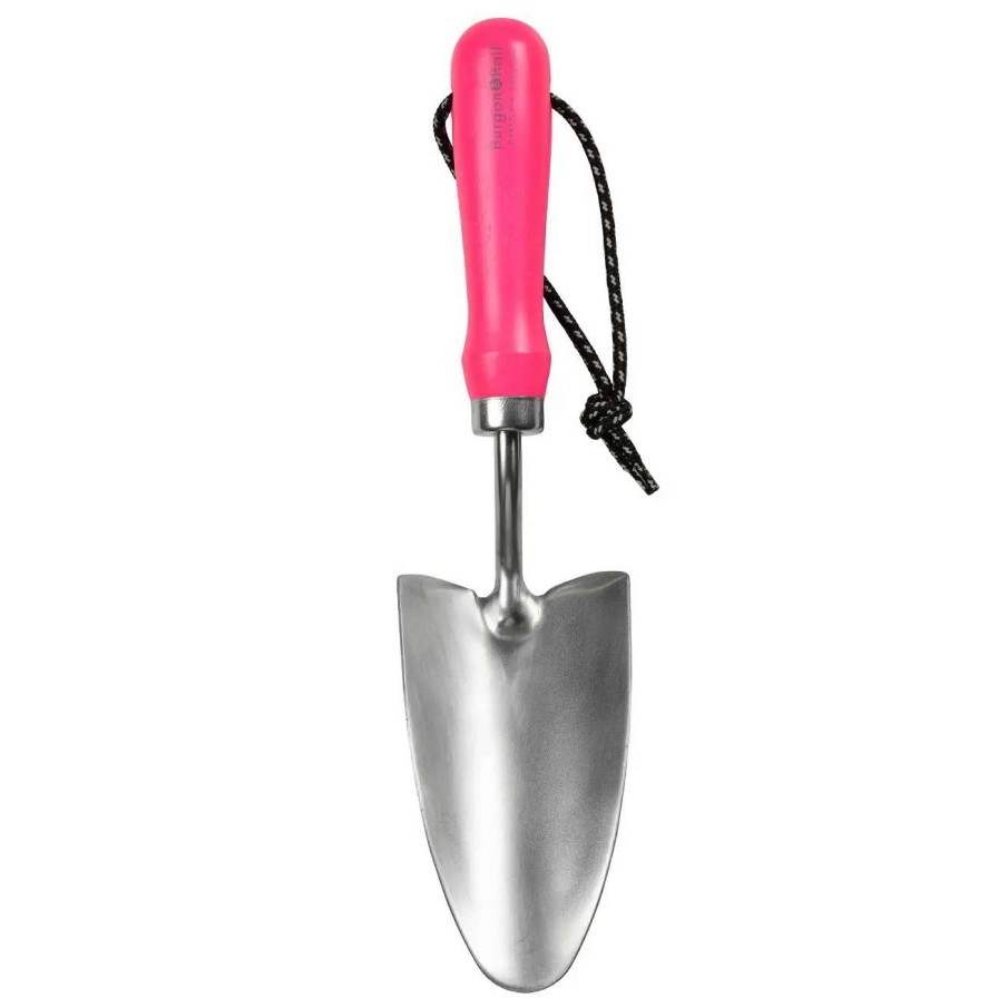 Tools * | Burgon & Ball Florabrite Pink Hand Trowel