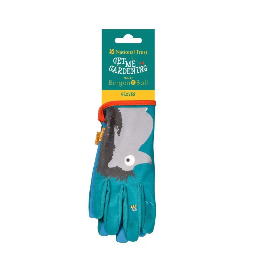 Gifts * | Burgon & Ball Children'S Hedgehog Gardening Gloves National Trust