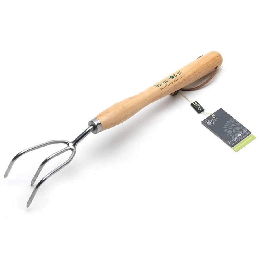 Tools * | Burgon & Ball Mid Handled Claw Cultivator Rhs Endorsed