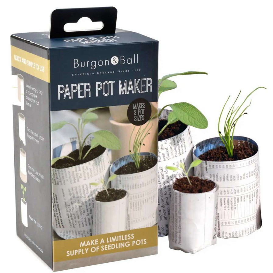 Collections * | Burgon & Ball Paper Pot Maker