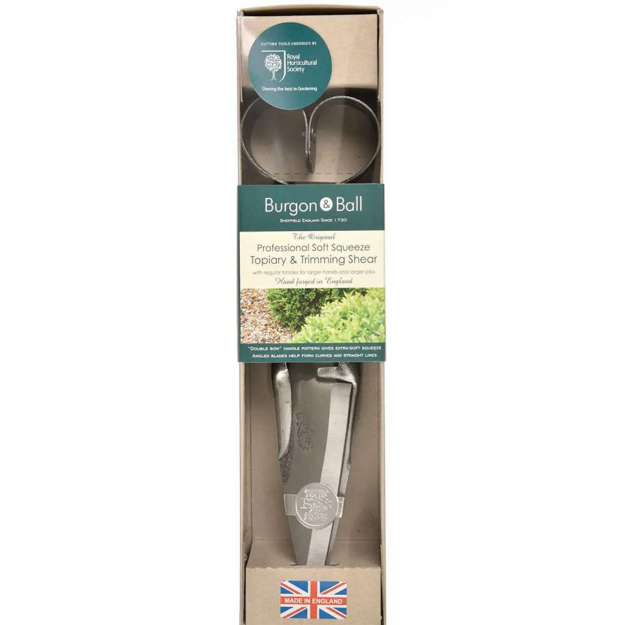 Tools * | Burgon & Ball Topiary Shears Professional Soft Squeeze Large