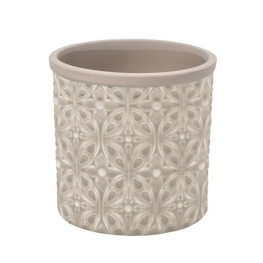 Collections * | Burgon & Ball Porto Grey Glazed Pot Small