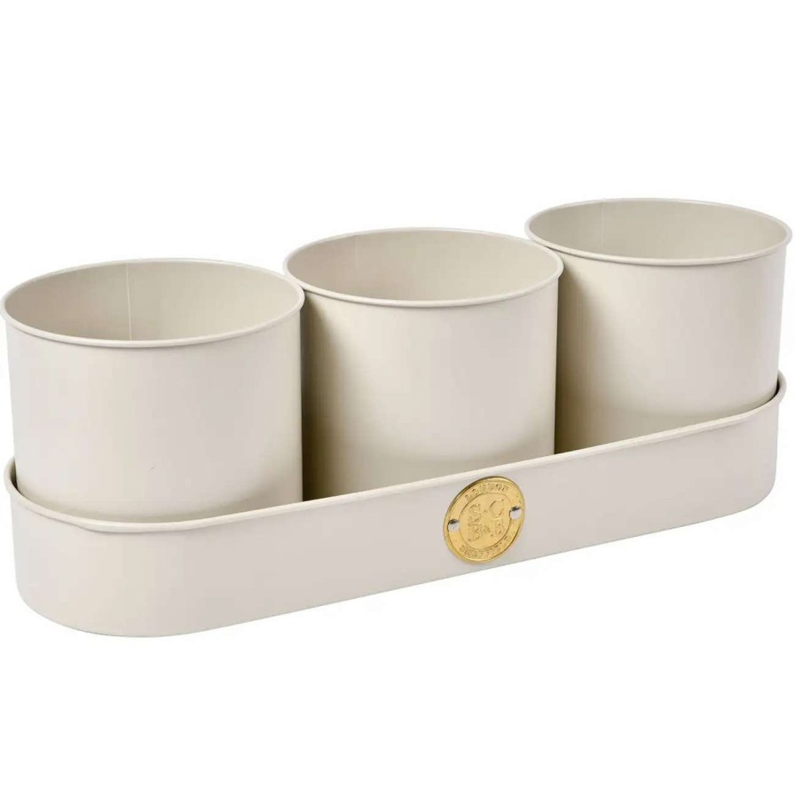 Collections * | Burgon And Ball Sophie Conran Herb Pots Buttermilk