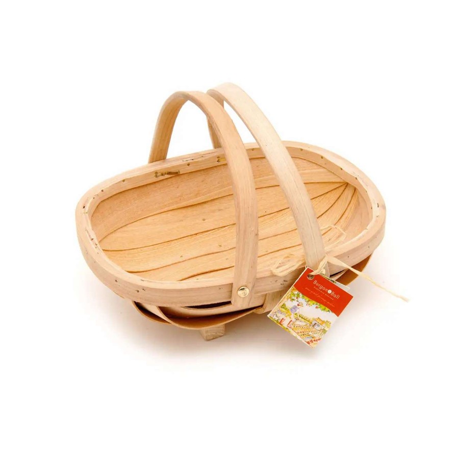 Collections * | Burgon & Ball Children'S Natural Wooden Trug