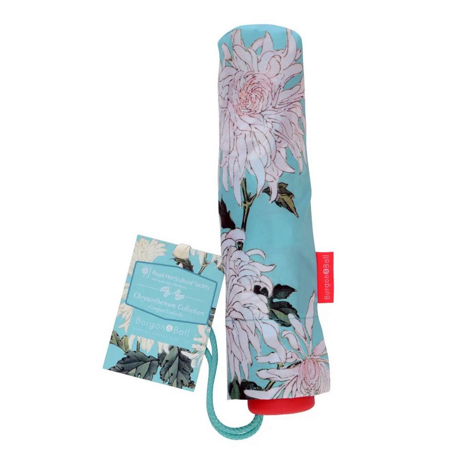 Gifts * | Burgon & Ball Chrysanthemum Compact Umbrella