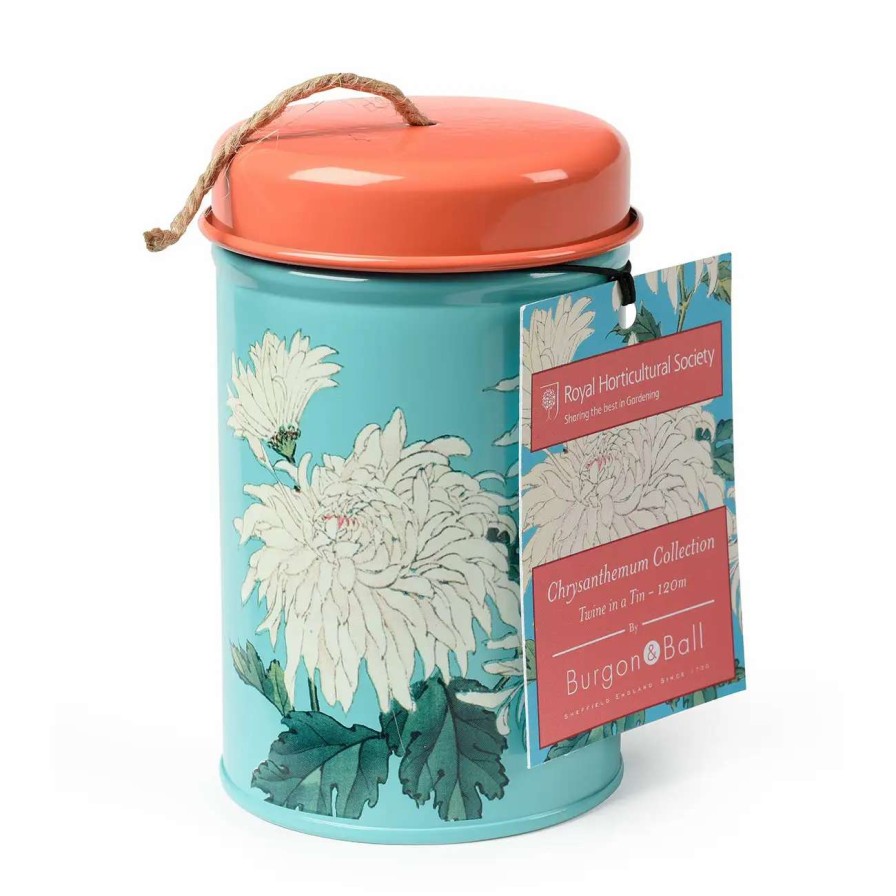 Collections * | Burgon & Ball Chrysanthemum Twine In A Tin