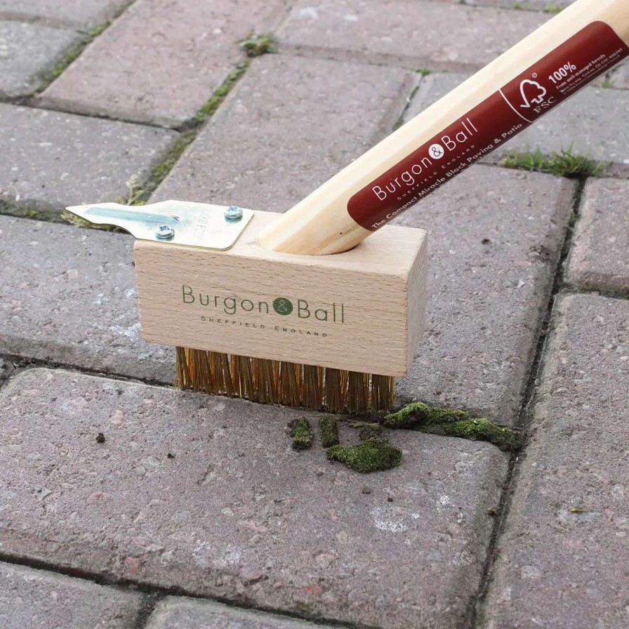 Tools * | Burgon & Ball Compact Miracle Block Paving Brush