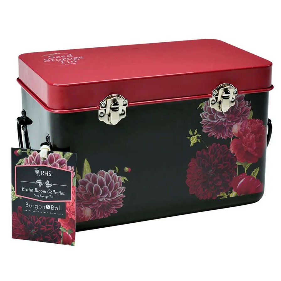 Collections * | Burgon & Ball British Bloom Seed Storage Tin