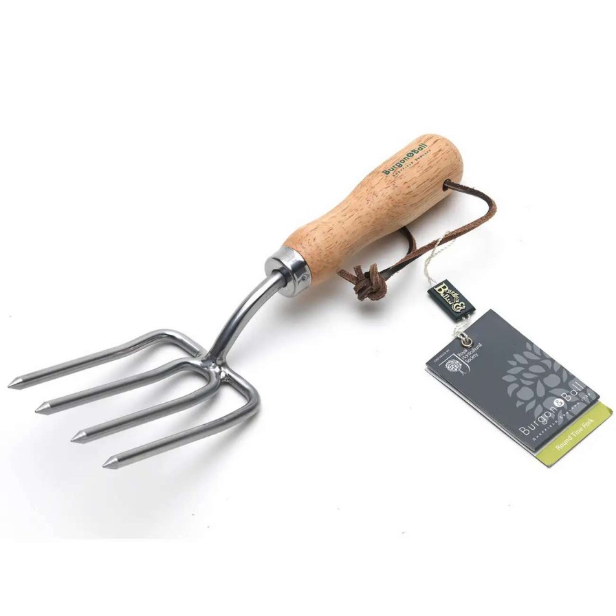 Tools * | Burgon & Ball Round Tined Fork Rhs Endorsed