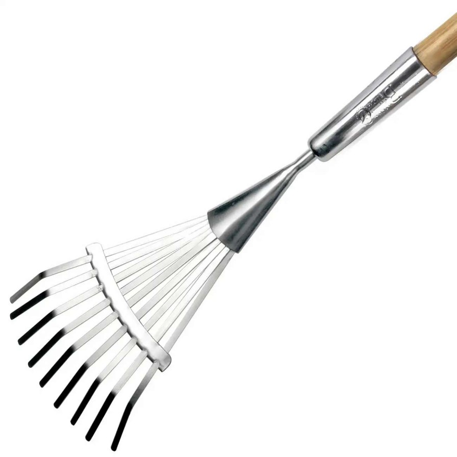 Tools * | Burgon & Ball Long Handled Shrub Rake Rhs Endorsed