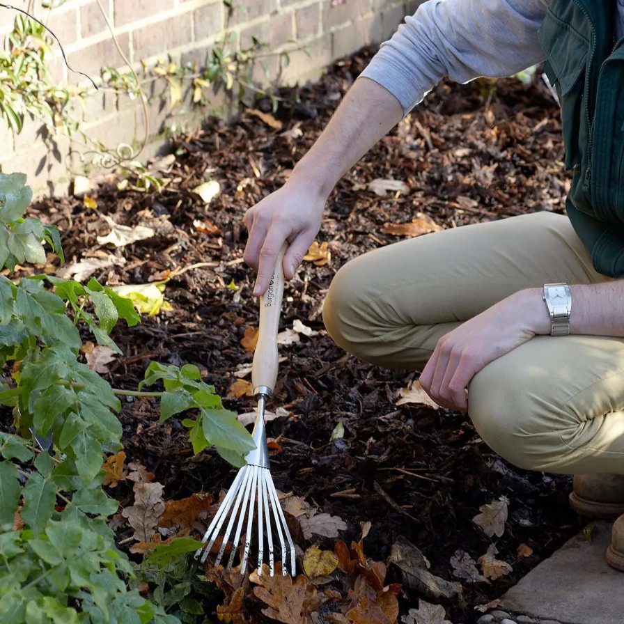 Tools * | Burgon & Ball Mid Handled Shrub Rake Rhs Endorsed