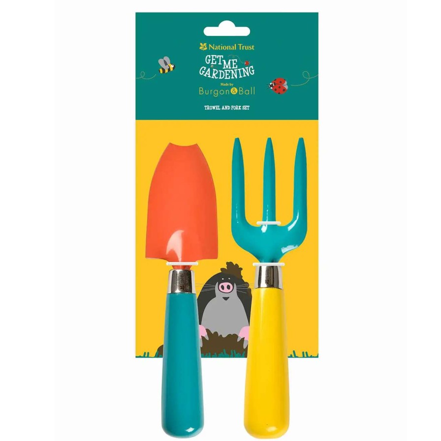 Gifts * | Burgon & Ball Children'S Garden Trowel And Fork Set National Trust