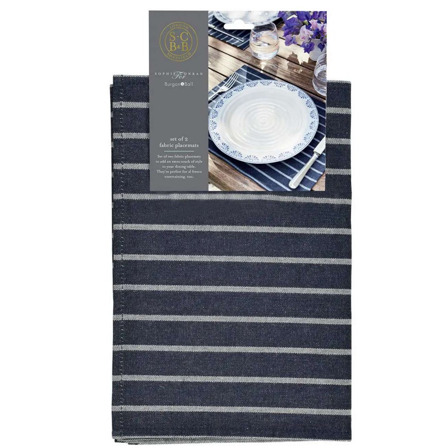 Gifts * | Burgon And Ball Sophie Conran Set Of 2 Fabric Placemats