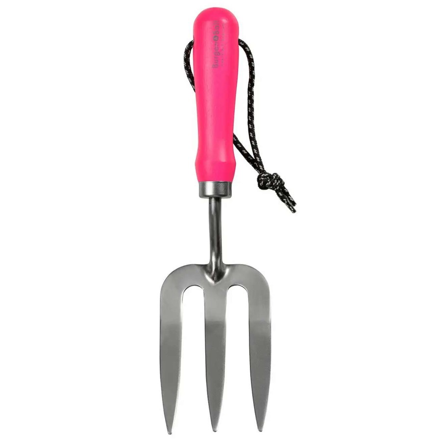 Tools * | Burgon & Ball Florabrite Pink Hand Fork