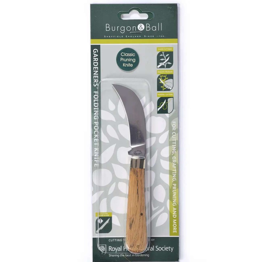 Tools * | Burgon & Ball Classic Pruning Knife Rhs Endorsed