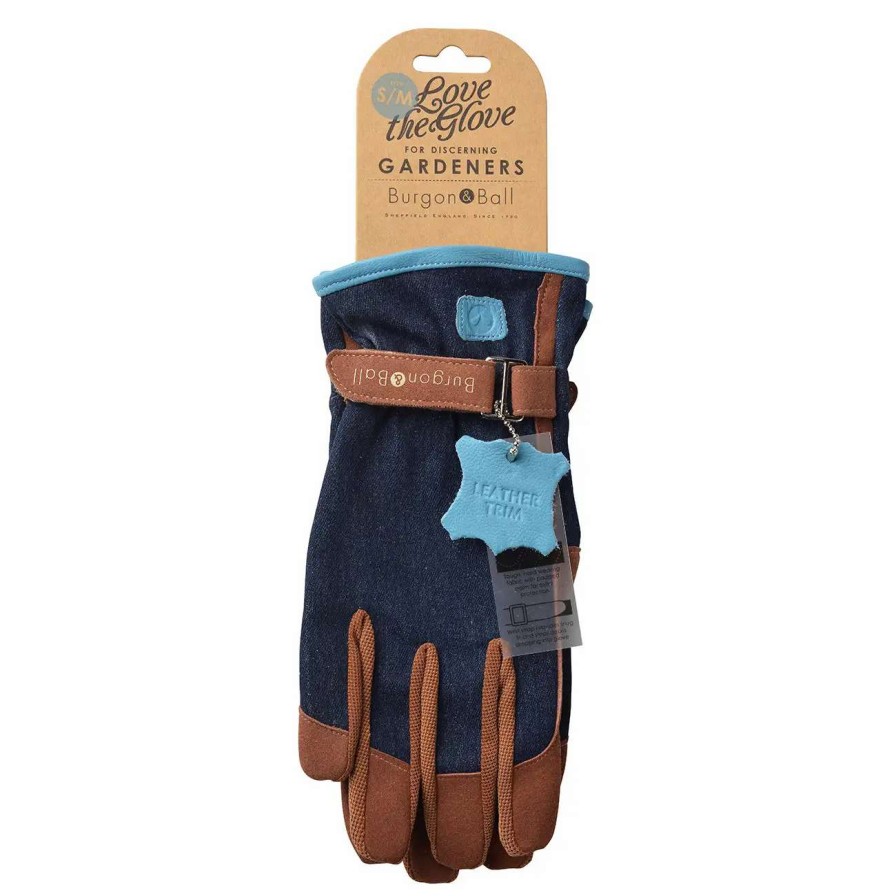 Collections * | Burgon & Ball Love The Glove Denim S/M